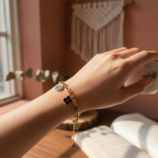 Fearless Charm Statement Bracelet
