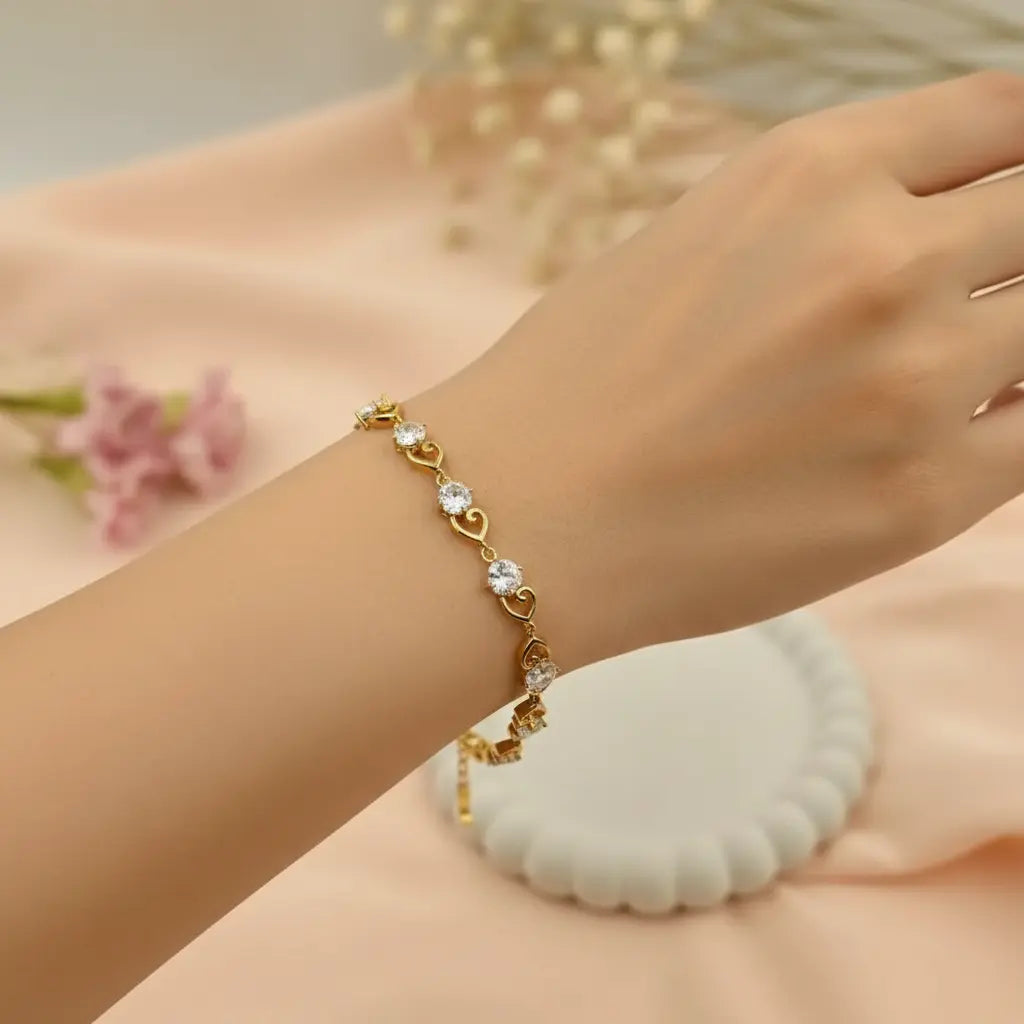 Radiant Heart Bracelet