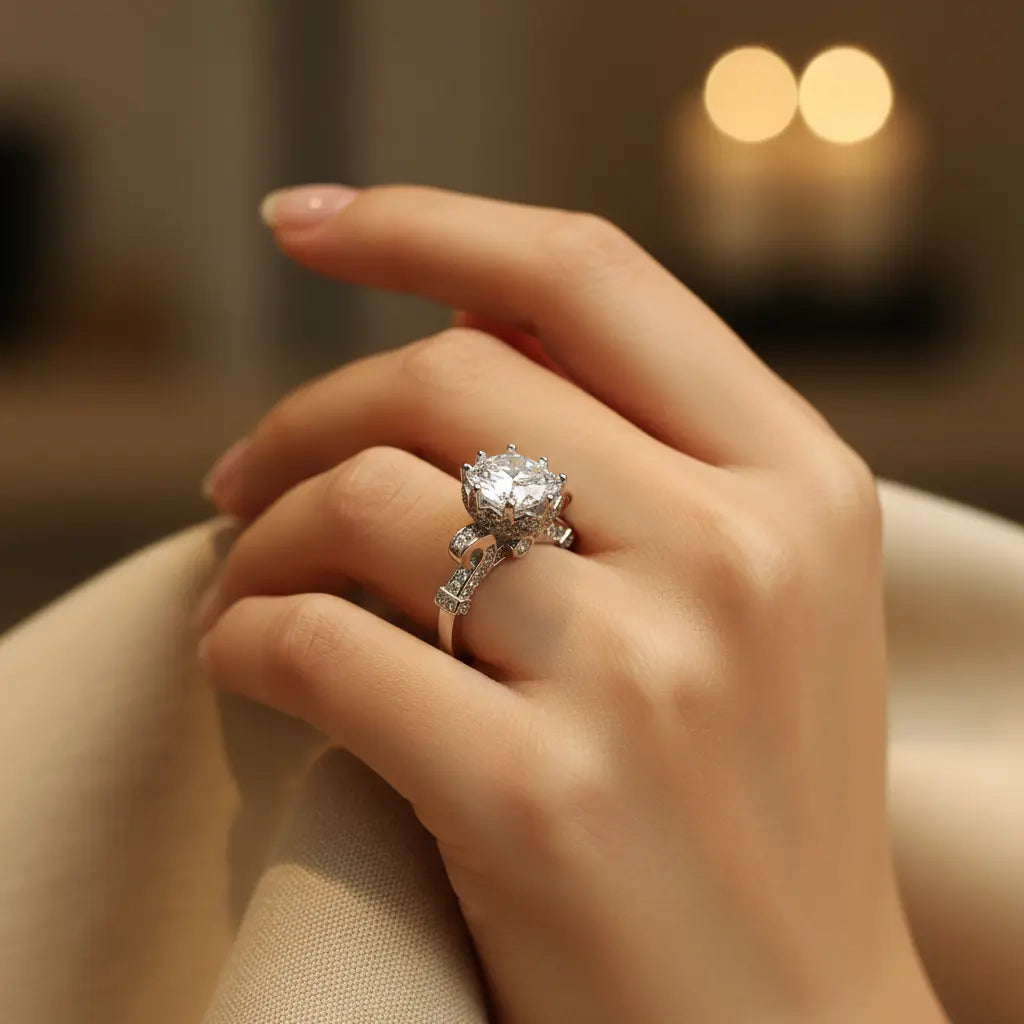 Radiant Solitaire Ring