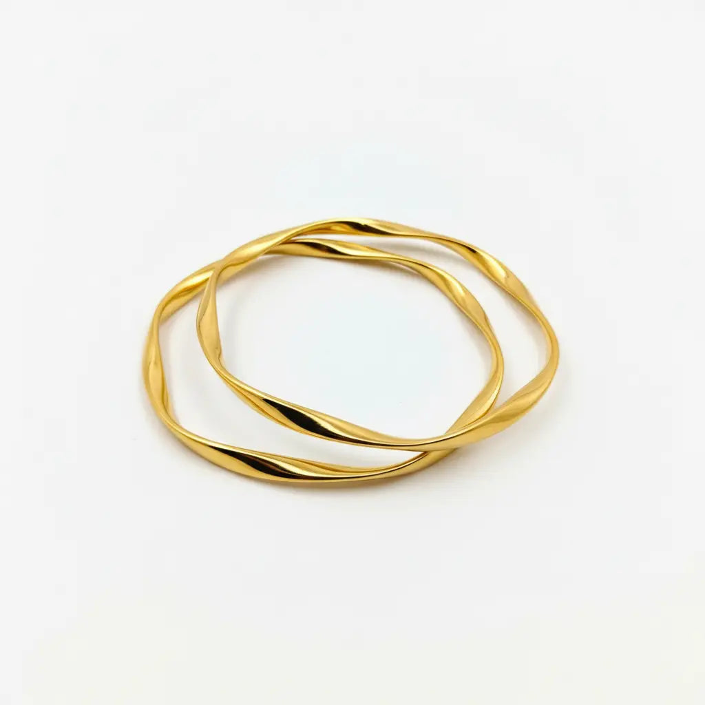 Twisted Bangle Set