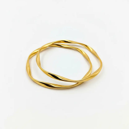 Twisted Bangle Set