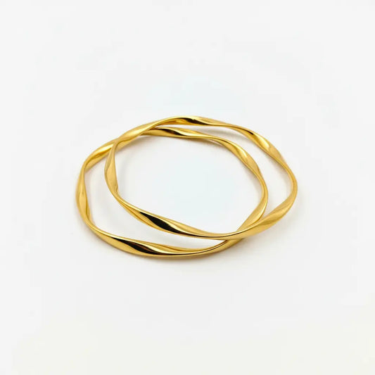 Twisted Bangle Set