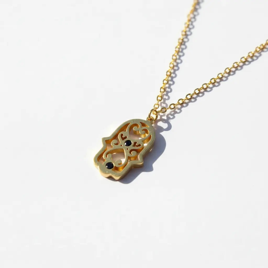 Hamsa Hand Pendant Necklace