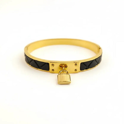 Lock and Rivet Bangle