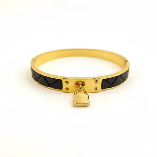 Lock and Rivet Bangle