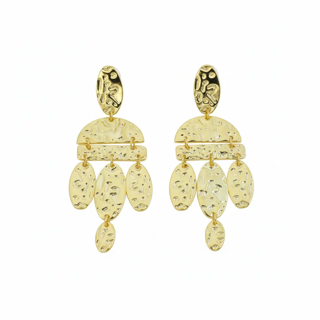 Modern Linear Drop Earrings