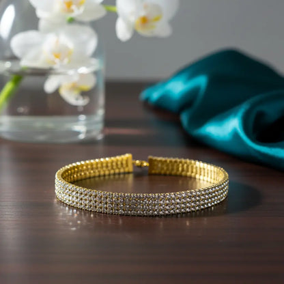 Luxe Crystal Statement Bracelet