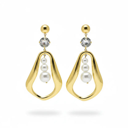 Aurora Pearl Drop Earrings