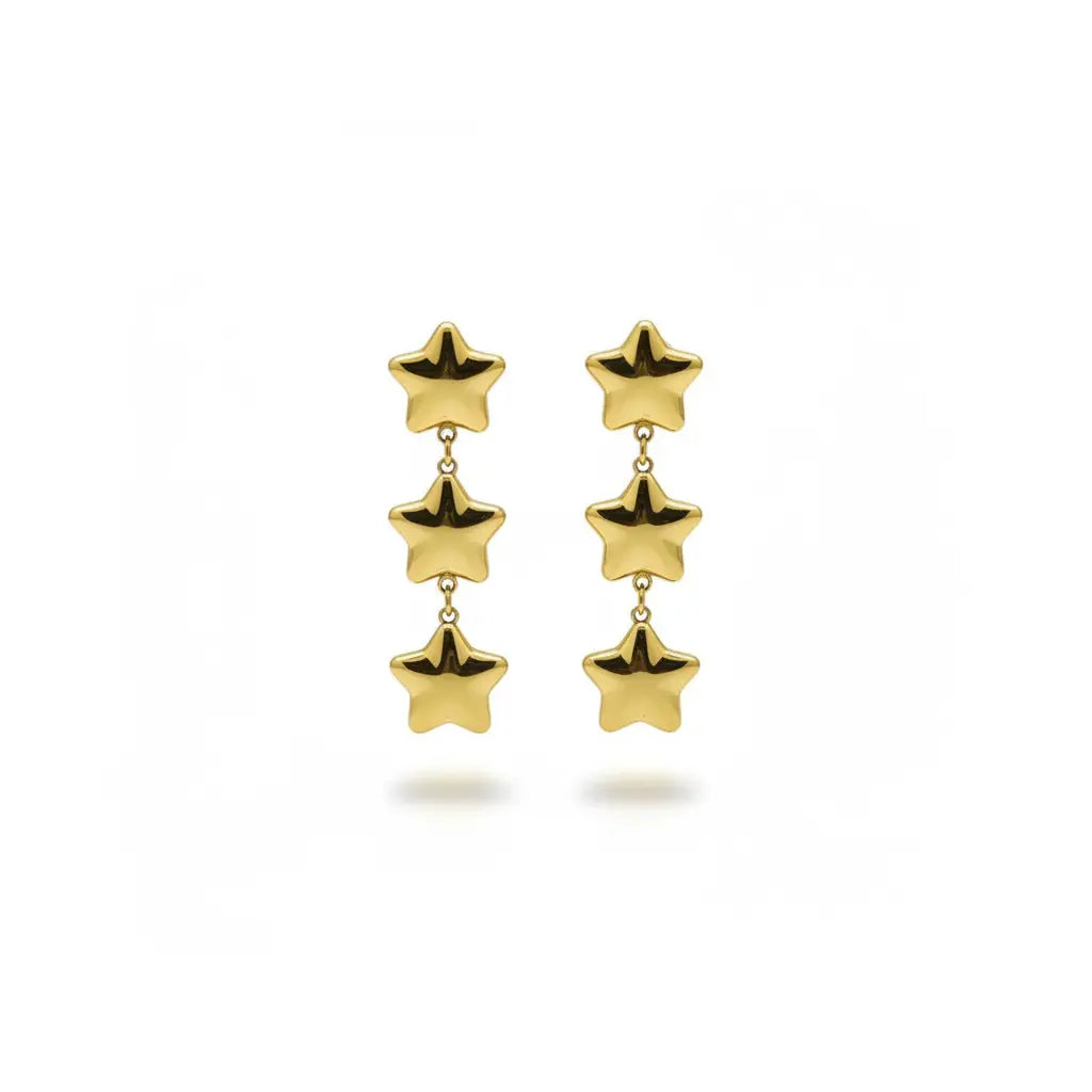Celestial Star Dangle Earrings
