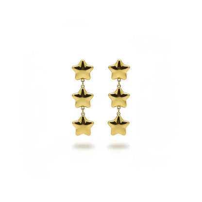 Celestial Star Dangle Earrings