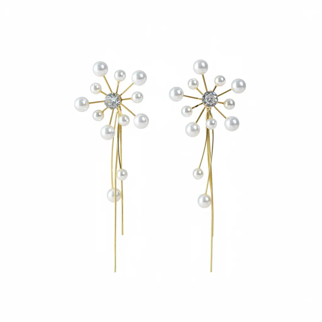 Celeste Pearl Burst Earrings