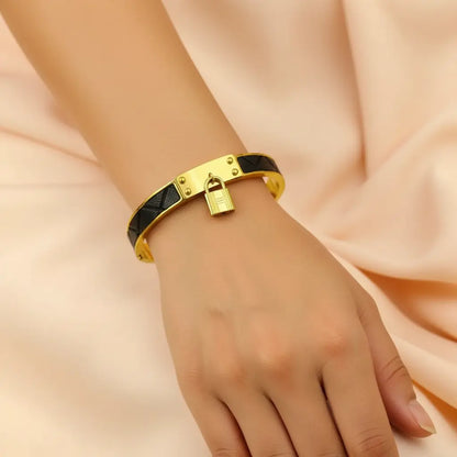 Lock and Rivet Bangle
