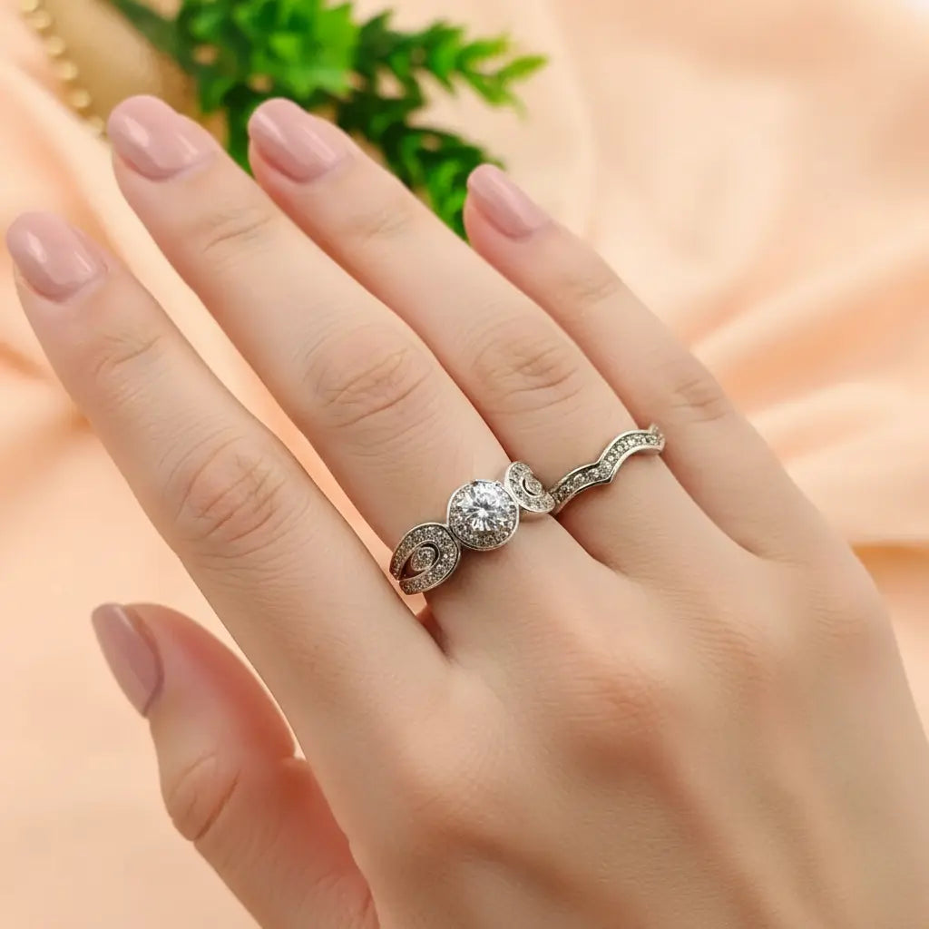 Bridal Duo Ring Set