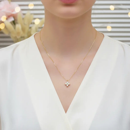 Petal Radiance Pendant Necklace