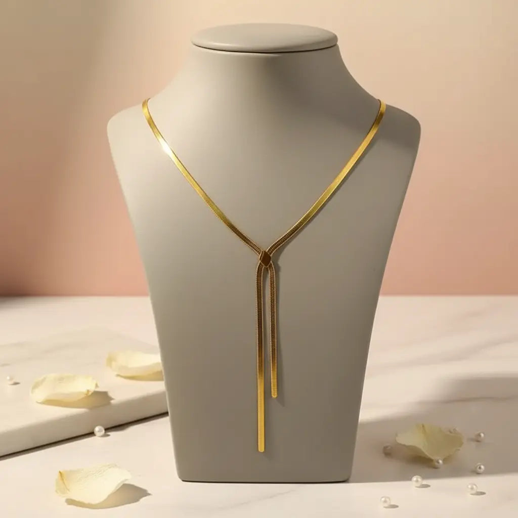Y Drop Lariat Necklace