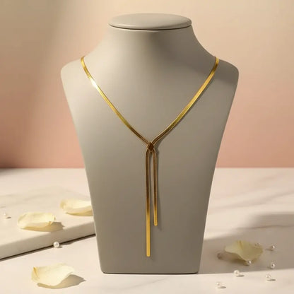 Y Drop Lariat Necklace