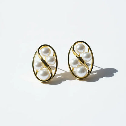 Luxe Pearl Orbit Earrings