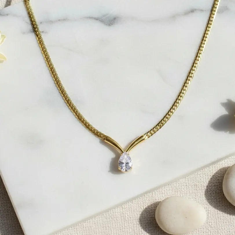 Regal Drop Statement Necklace