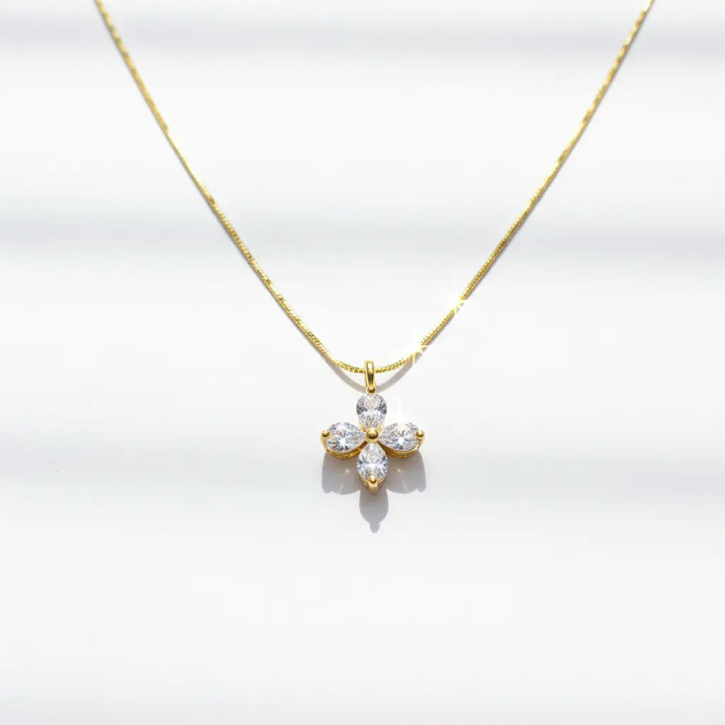 Petal Radiance Pendant Necklace