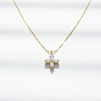 Petal Radiance Pendant Necklace