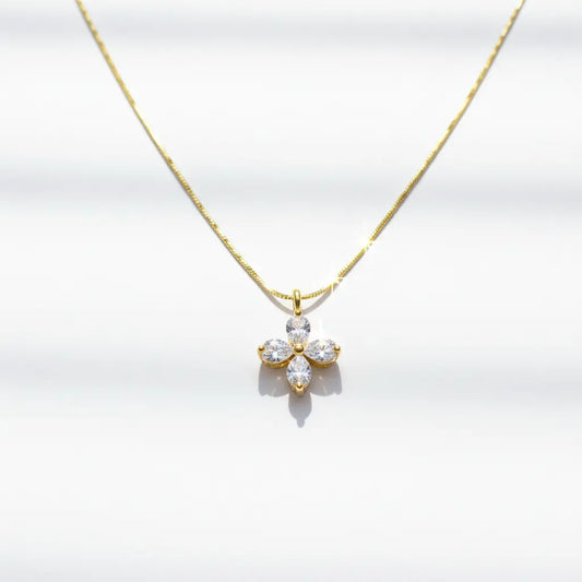 Petal Radiance Pendant Necklace