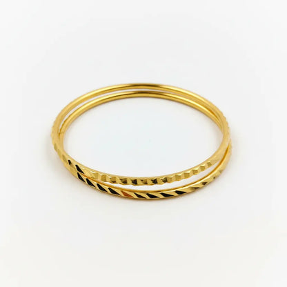 Facet Bangle Set