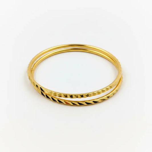 Facet Bangle Set