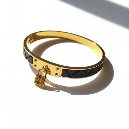 Lock and Rivet Bangle