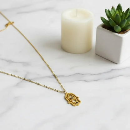 Hamsa Hand Pendant Necklace