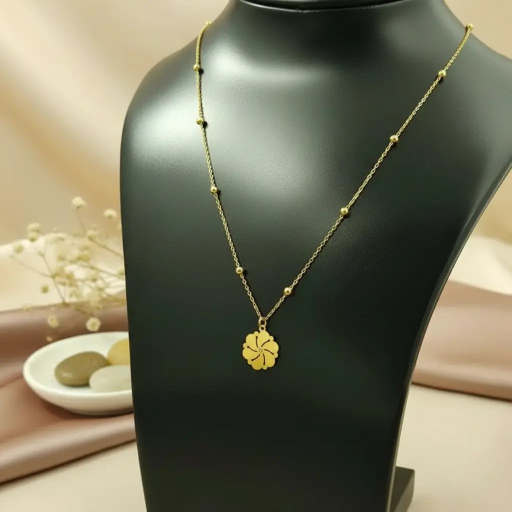 Golden Blossom Necklace