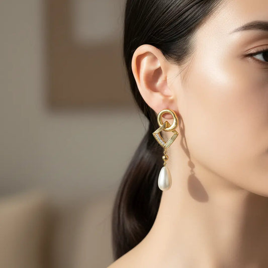 Luxe Pearl Drop Earrings