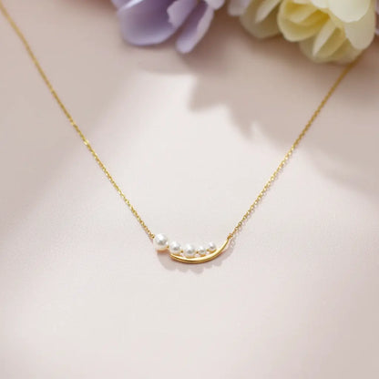 Pearl Arc Glow Necklace