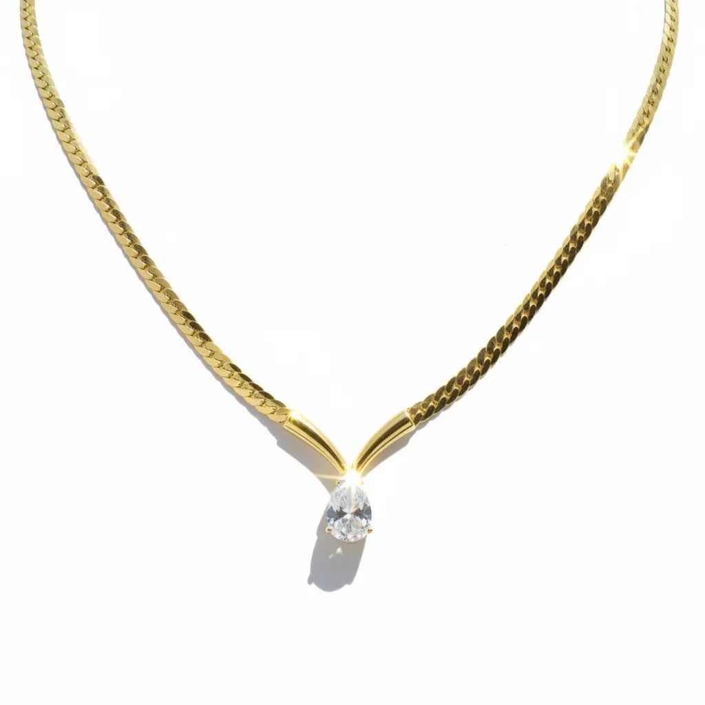 Regal Drop Statement Necklace