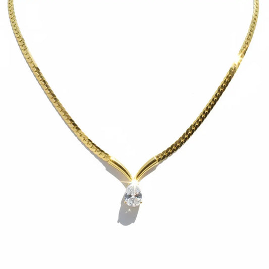 Regal Drop Statement Necklace