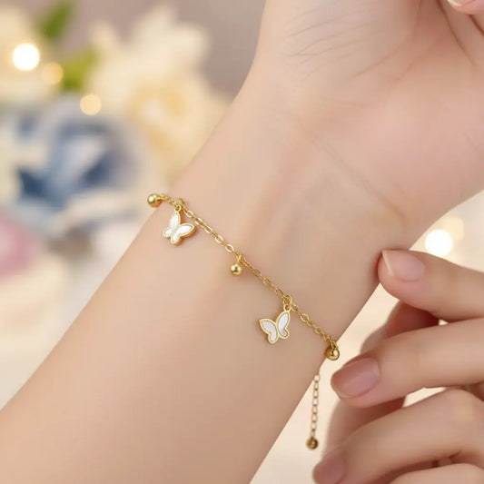 Golden Butterfly Bracelet
