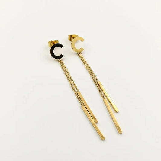 Double Bar Earrings