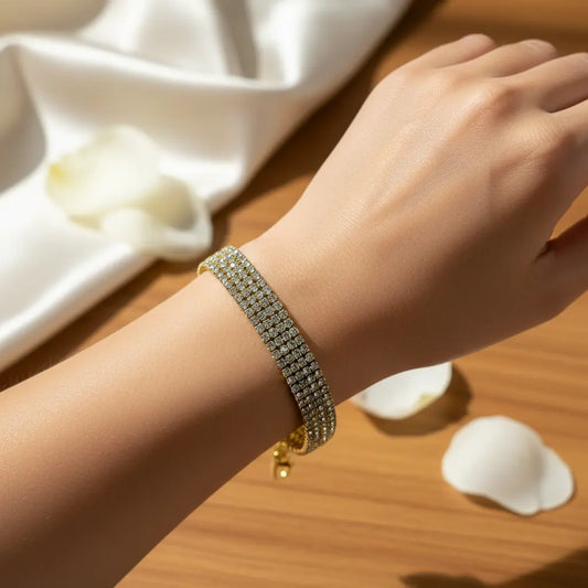 Luxe Crystal Statement Bracelet