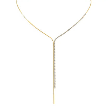 Elegant Drop Y-Line Necklace