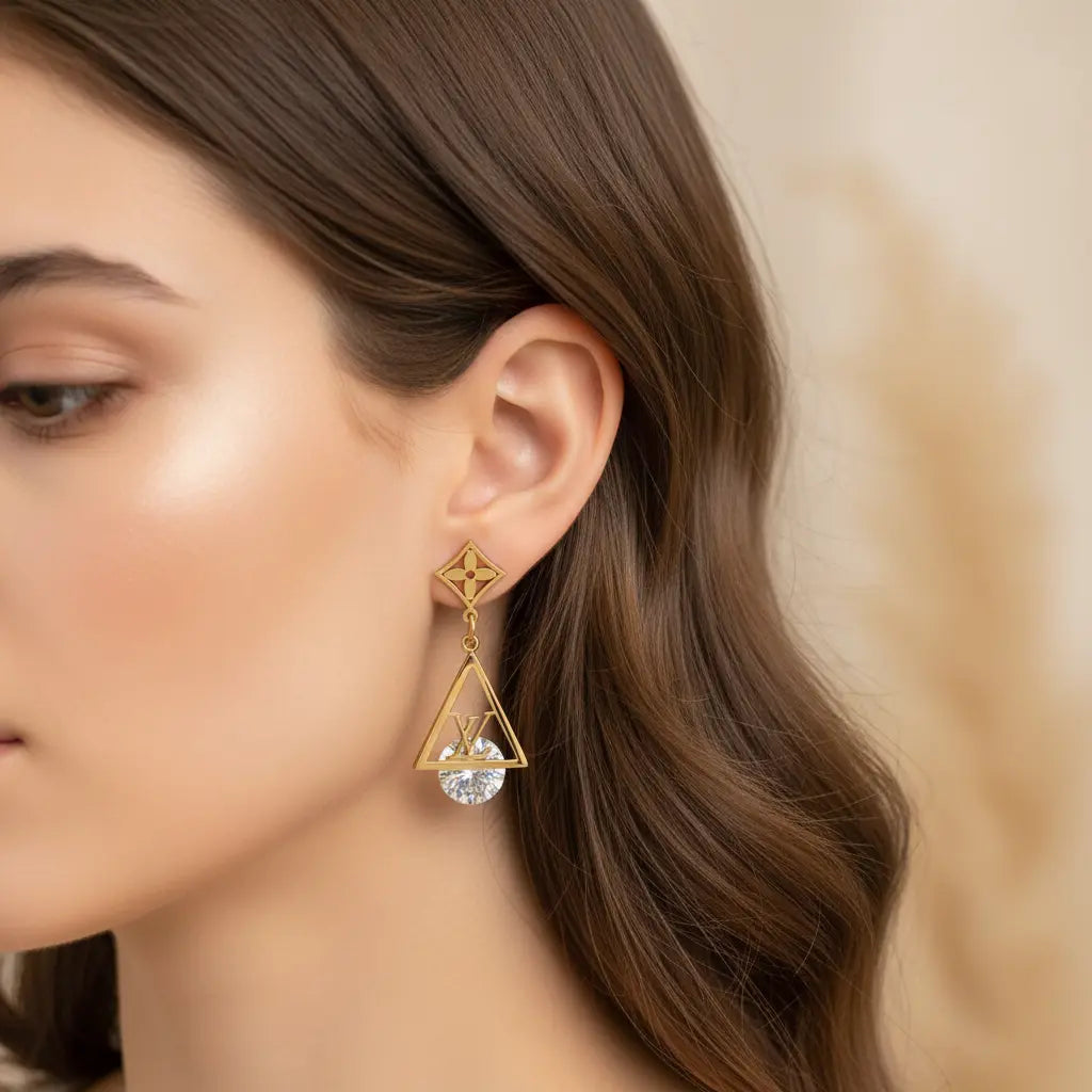 Elegant LV Earrings
