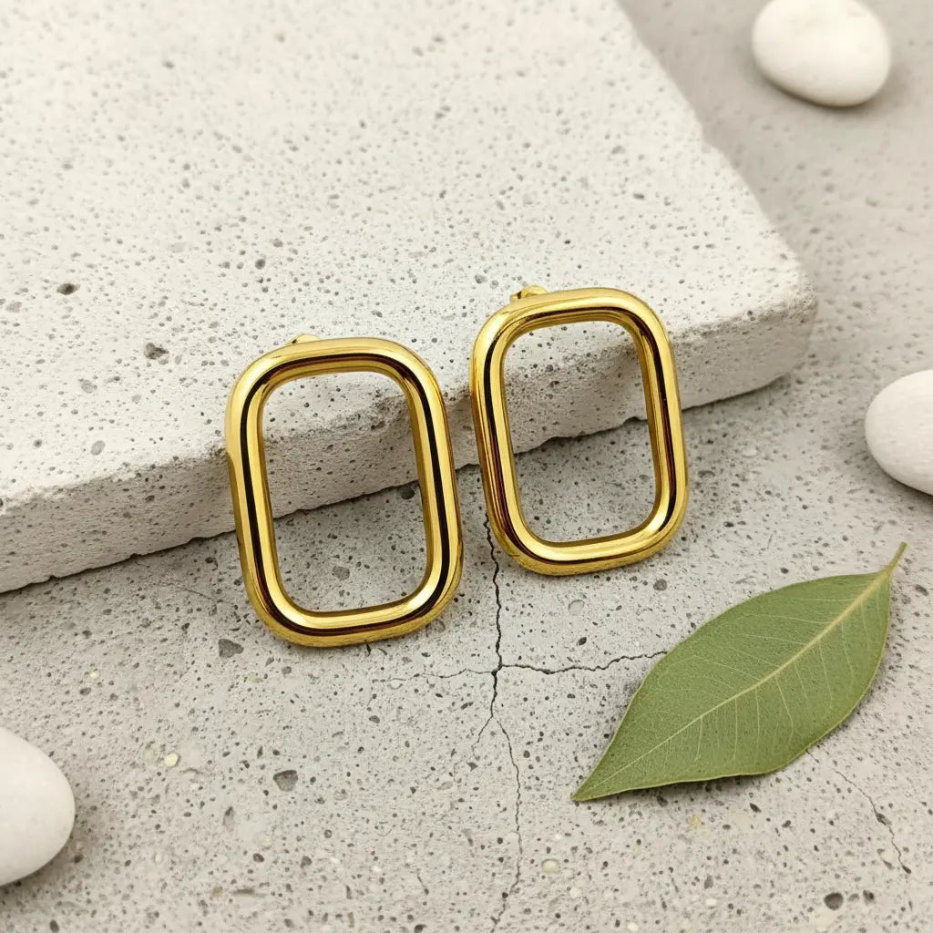 Bold Geometry Hoop Earrings