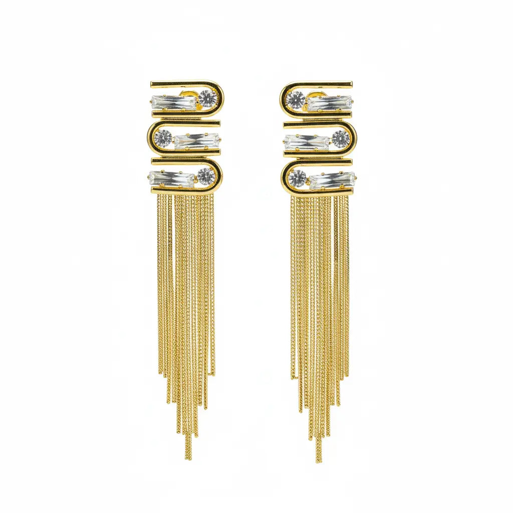 Luxe Tassel Drop Earrings