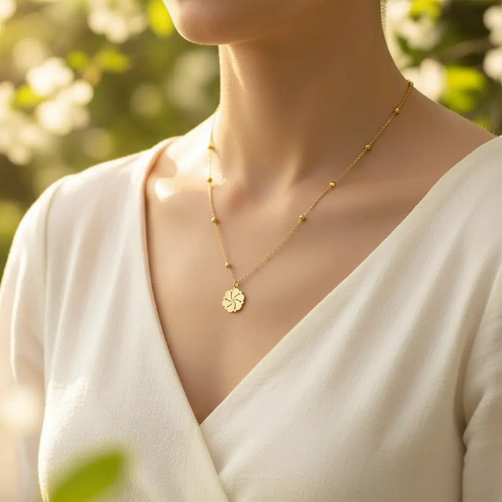 Golden Blossom Necklace