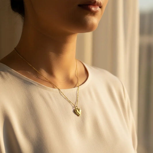 Puffy Heart Necklace