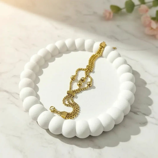 Triple Layered Radiance Bracelet