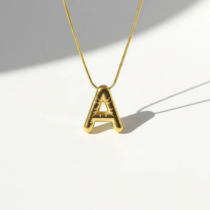 Bold Initial Pendant Necklace