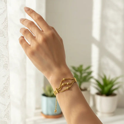 Triple Layered Radiance Bracelet