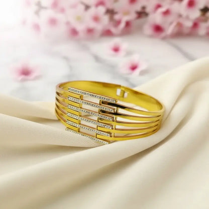 Luxe Grid Bangle