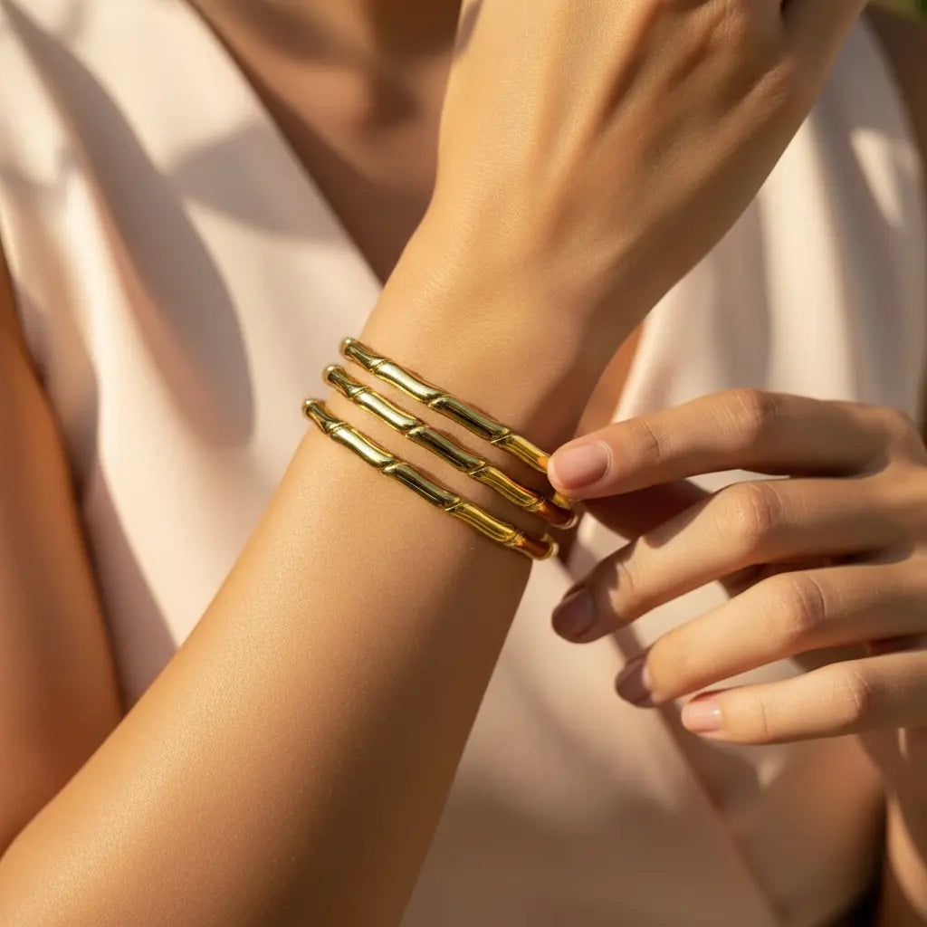Bamboo Inspired Cuff
