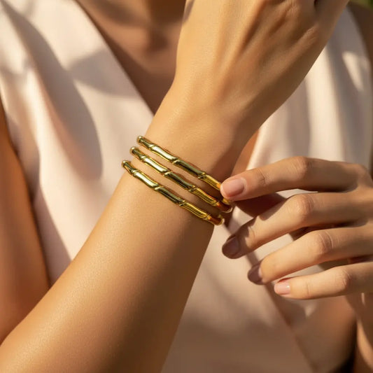 Bamboo Inspired Cuff
