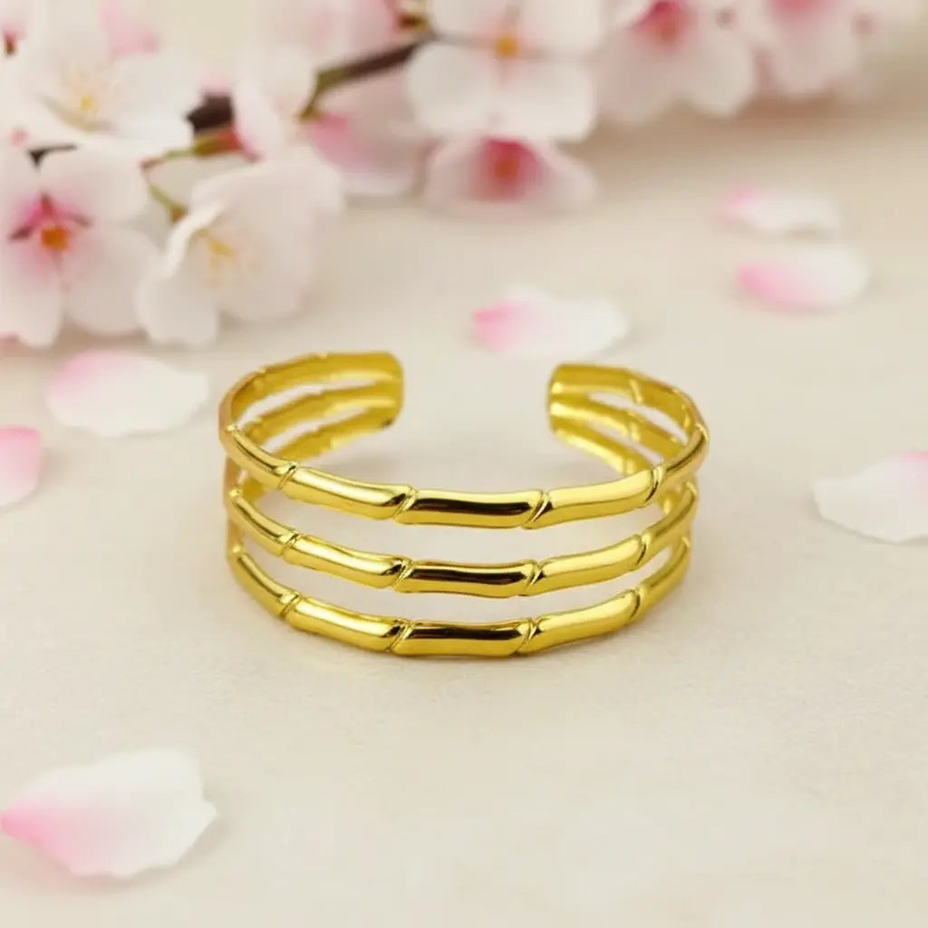 Bamboo Inspired Cuff